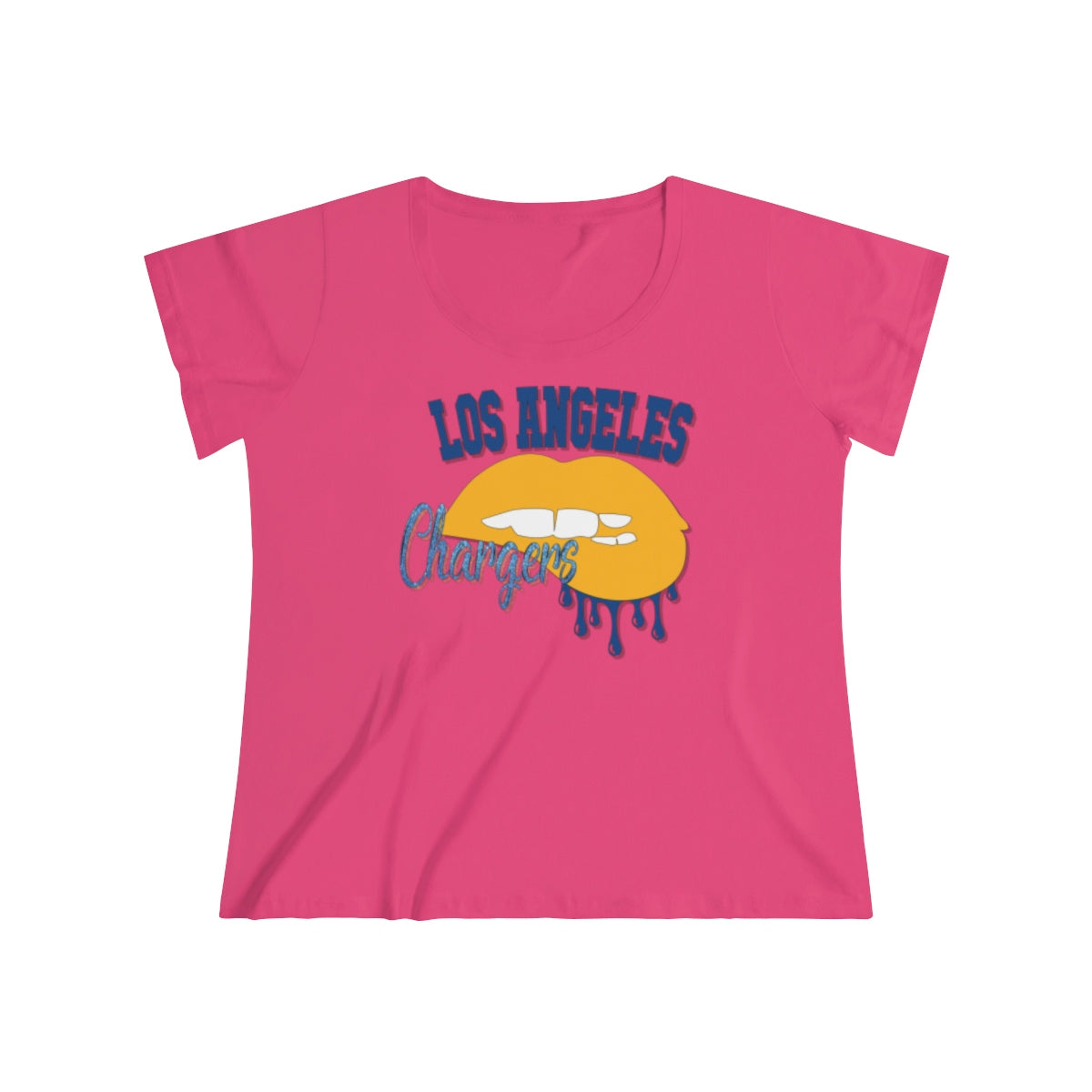 Chargers Dripping Lips Women's Tee