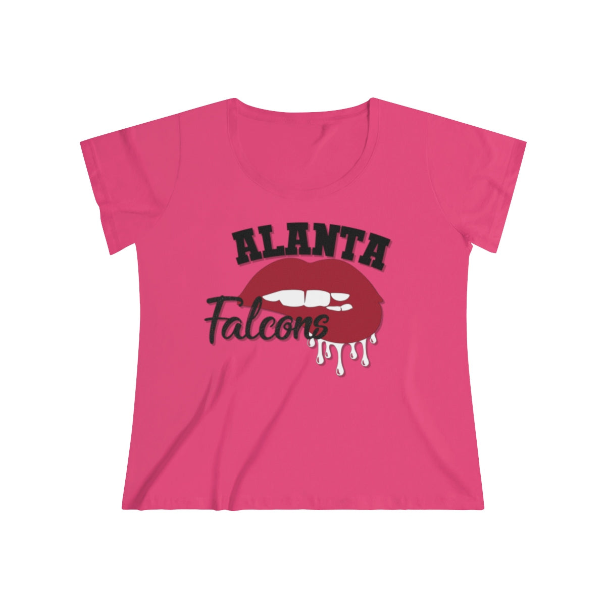 Atlanta Falcons Women's Curvy Tee