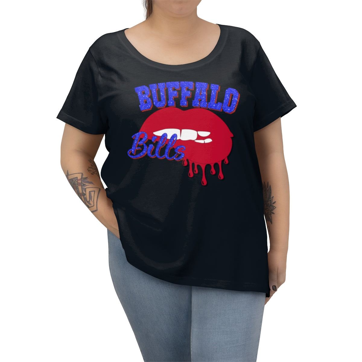 Buffalo Bills Football Dripping Tee
