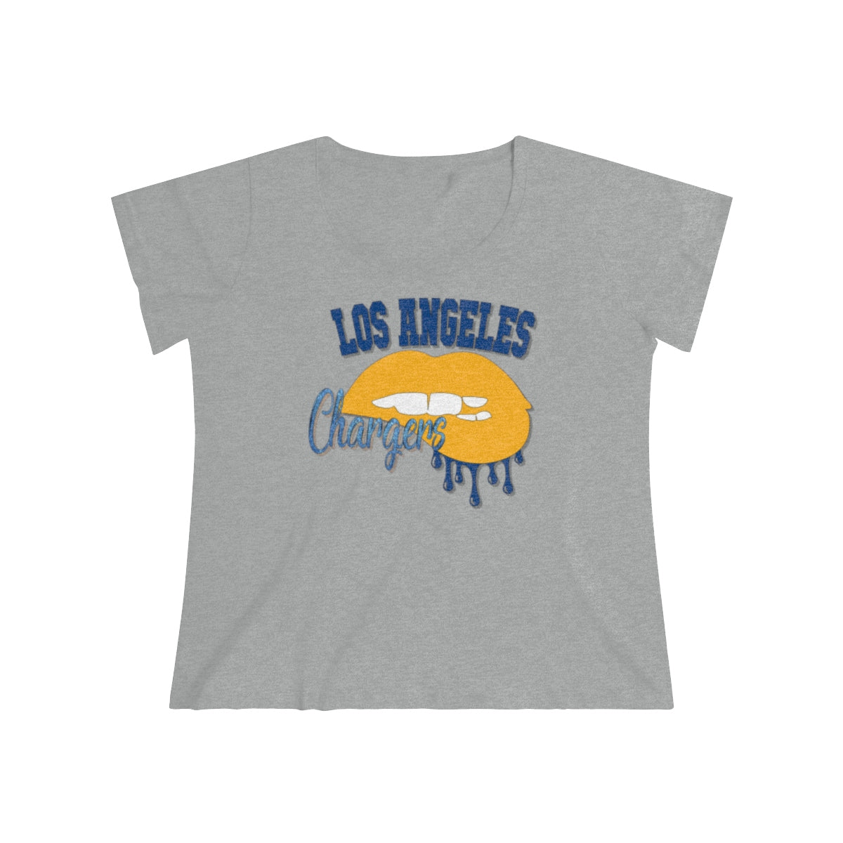 Chargers Dripping Lips Women's Tee