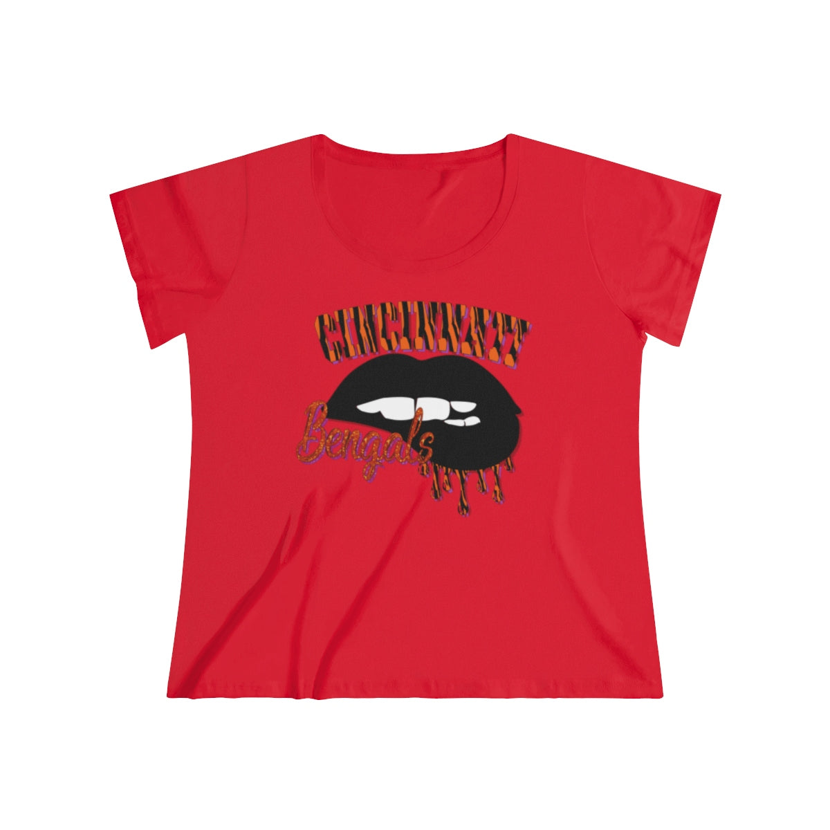 Cincinnati Bengal Stripes Football Tee