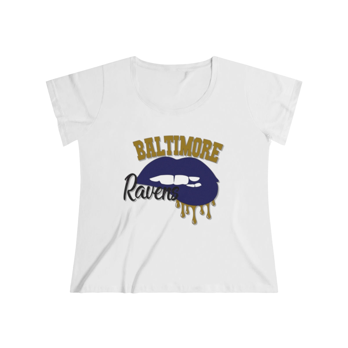 Baltimore Ravens Dripping Lips Tee