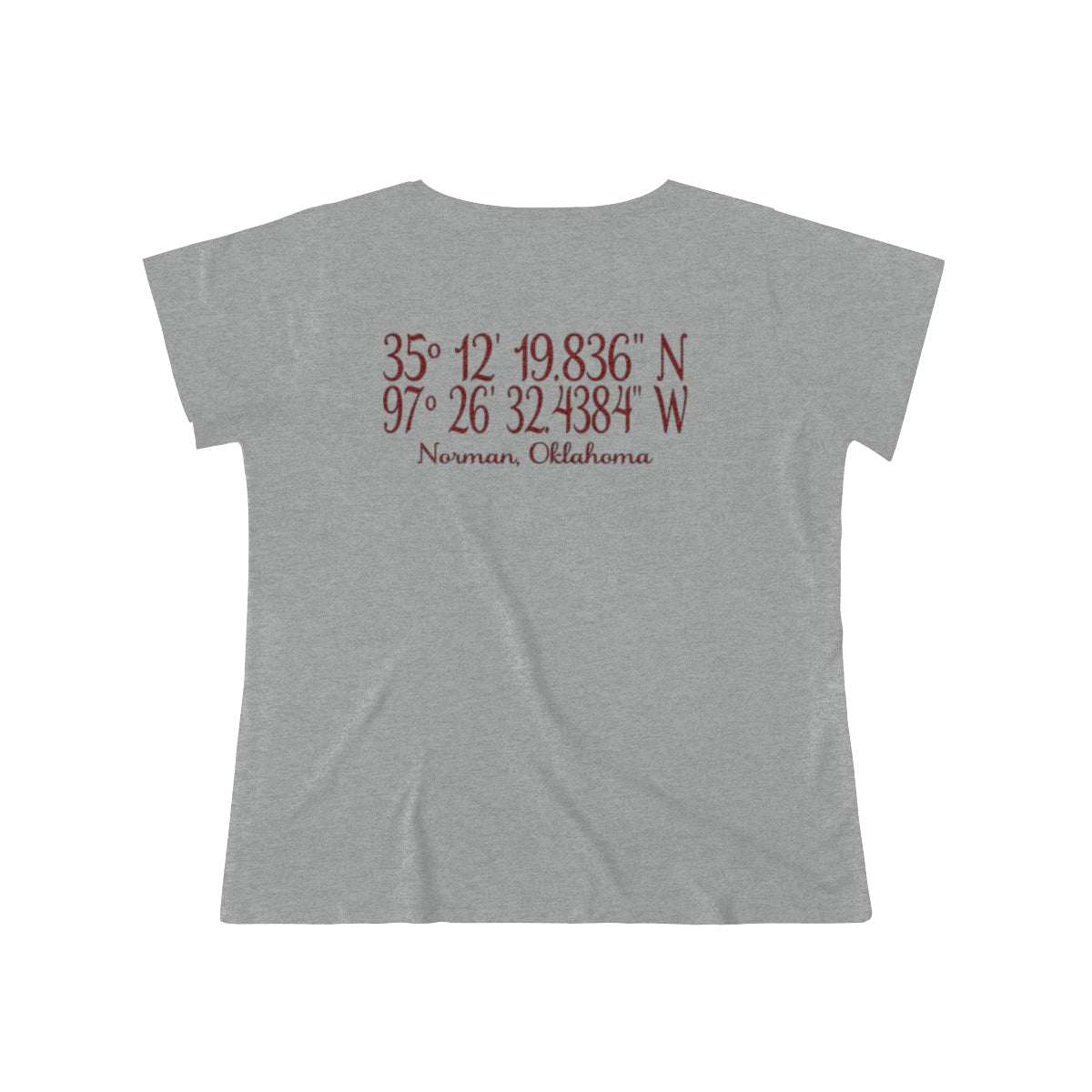 Boomer Sooner Geo-tag Women's Tee