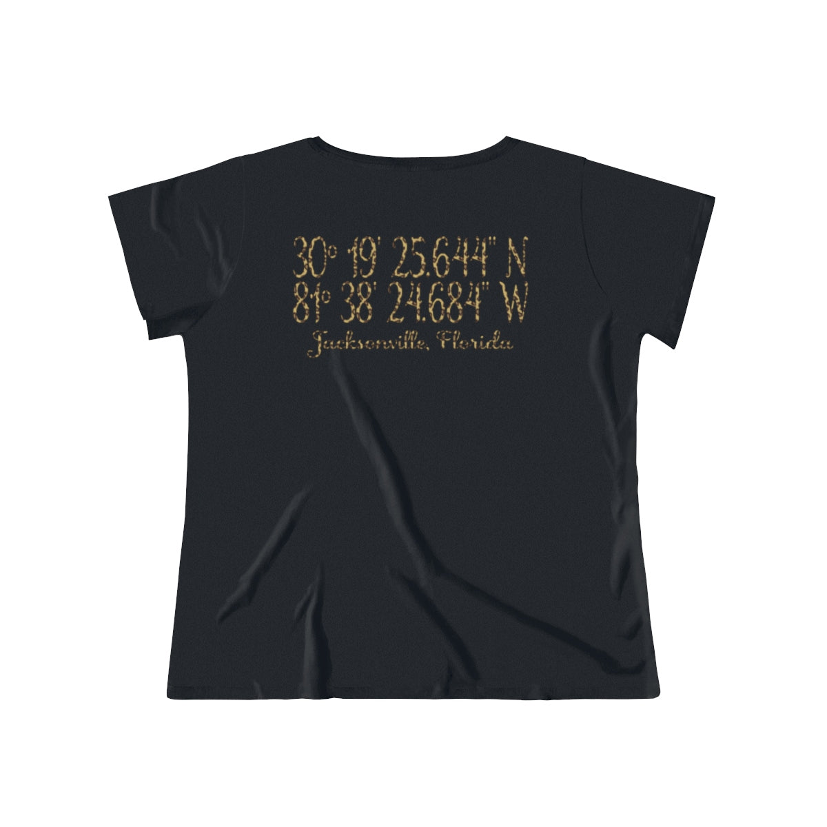 Jaguars Geo-tag Women's Curvy Tee
