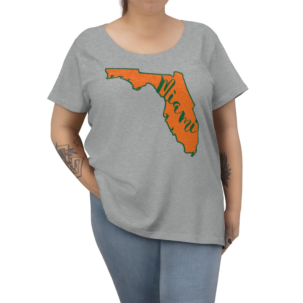 Miami Hurricanes Inspired Women's Tee