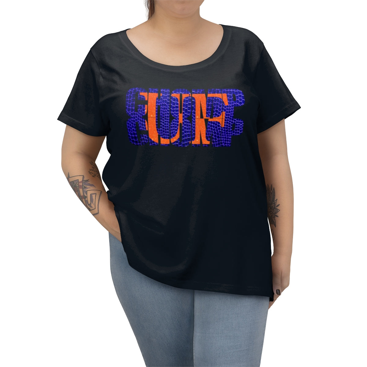 Florida Chomp Chomp Women's Curvy Tee