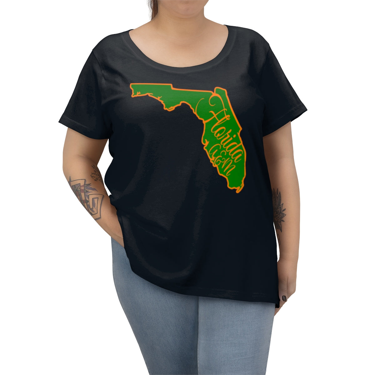Florida A&M Rattlers State Outline Tee