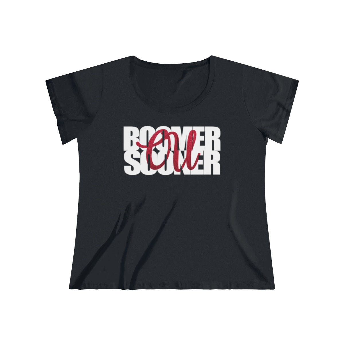 Boomer Sooner Women's Curvy Tee