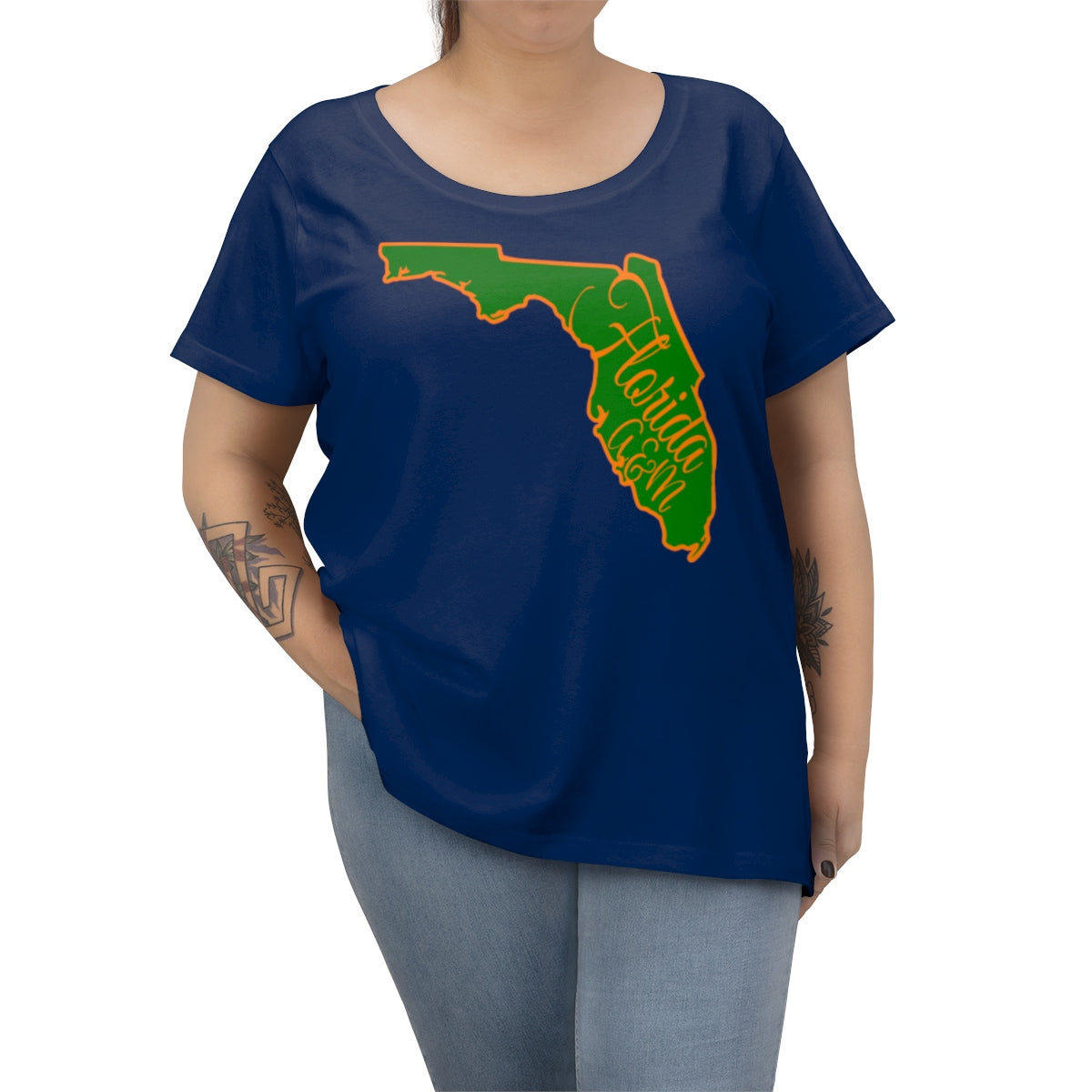 Florida A&M Rattlers State Outline Tee