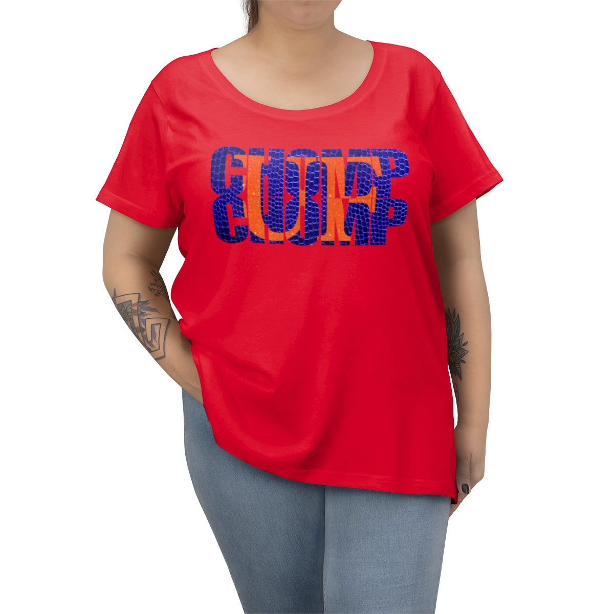 Florida Chomp Chomp Women's Curvy Tee