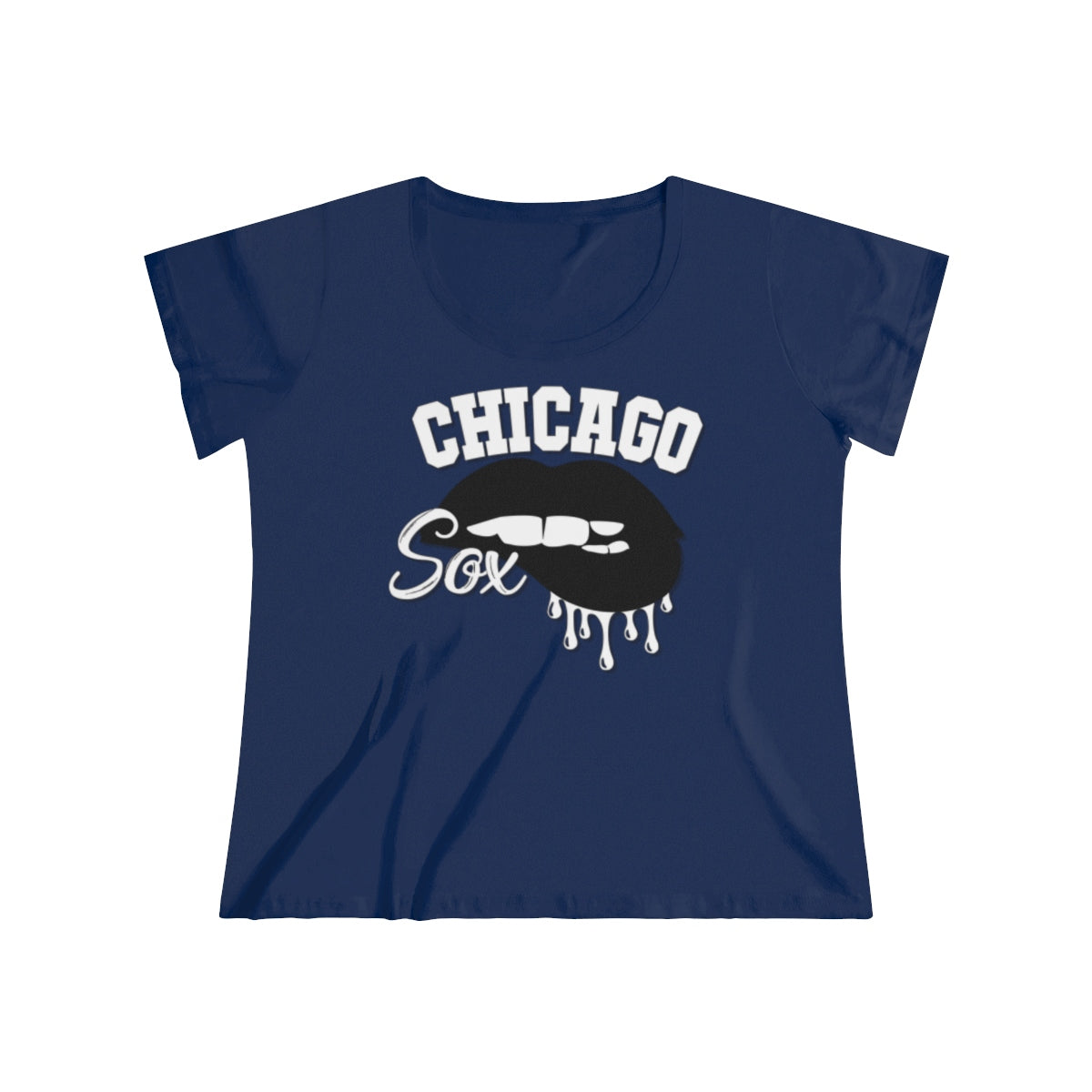 Chicago Sox Baseball Dripping Lips Tee