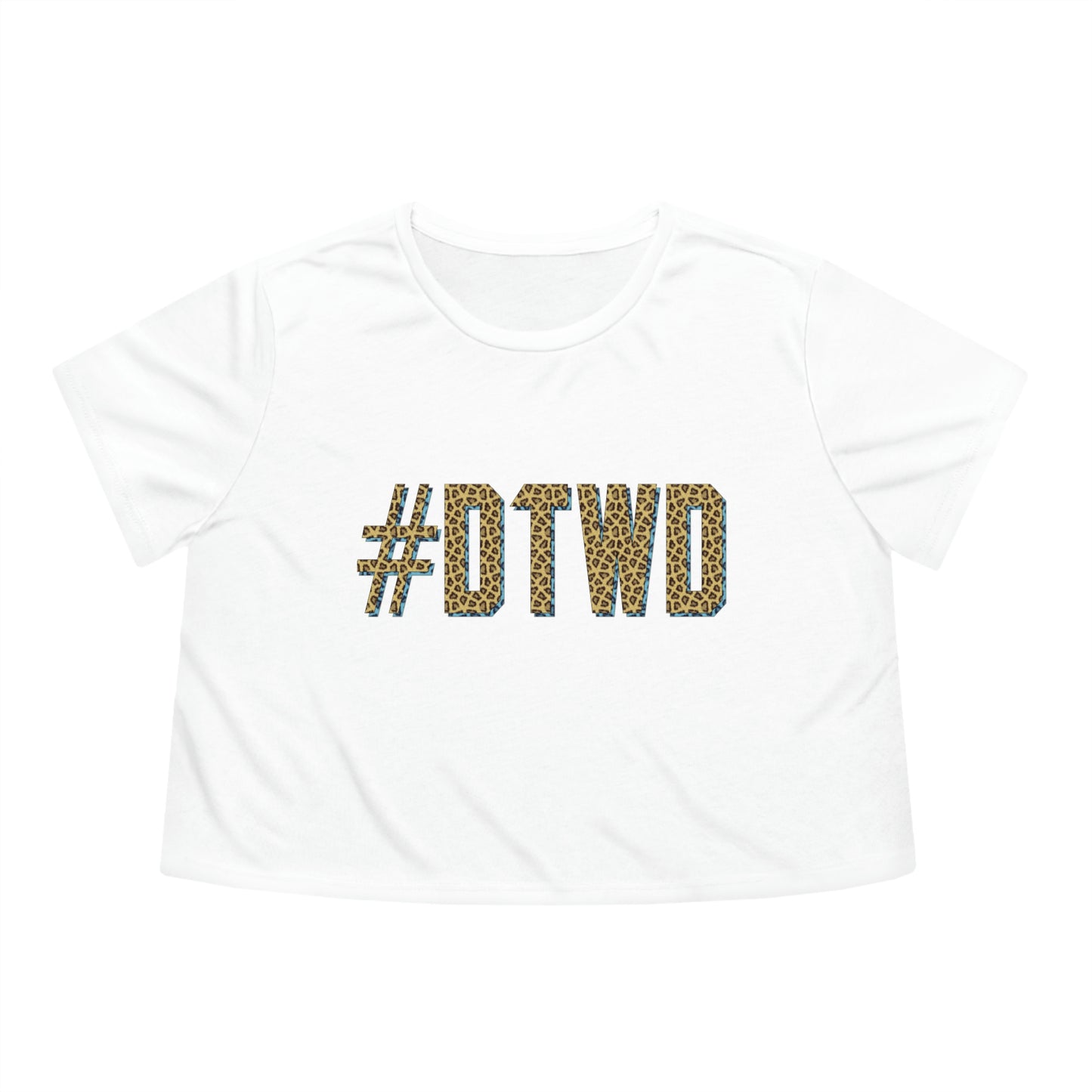 Jaguars Inspired #DTWD Geo-tag Women's Curvy Cropped Tee