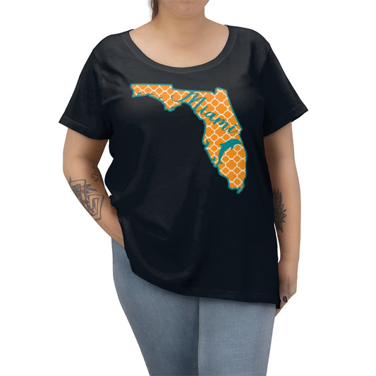 Miami Dolphins State Outline Tee