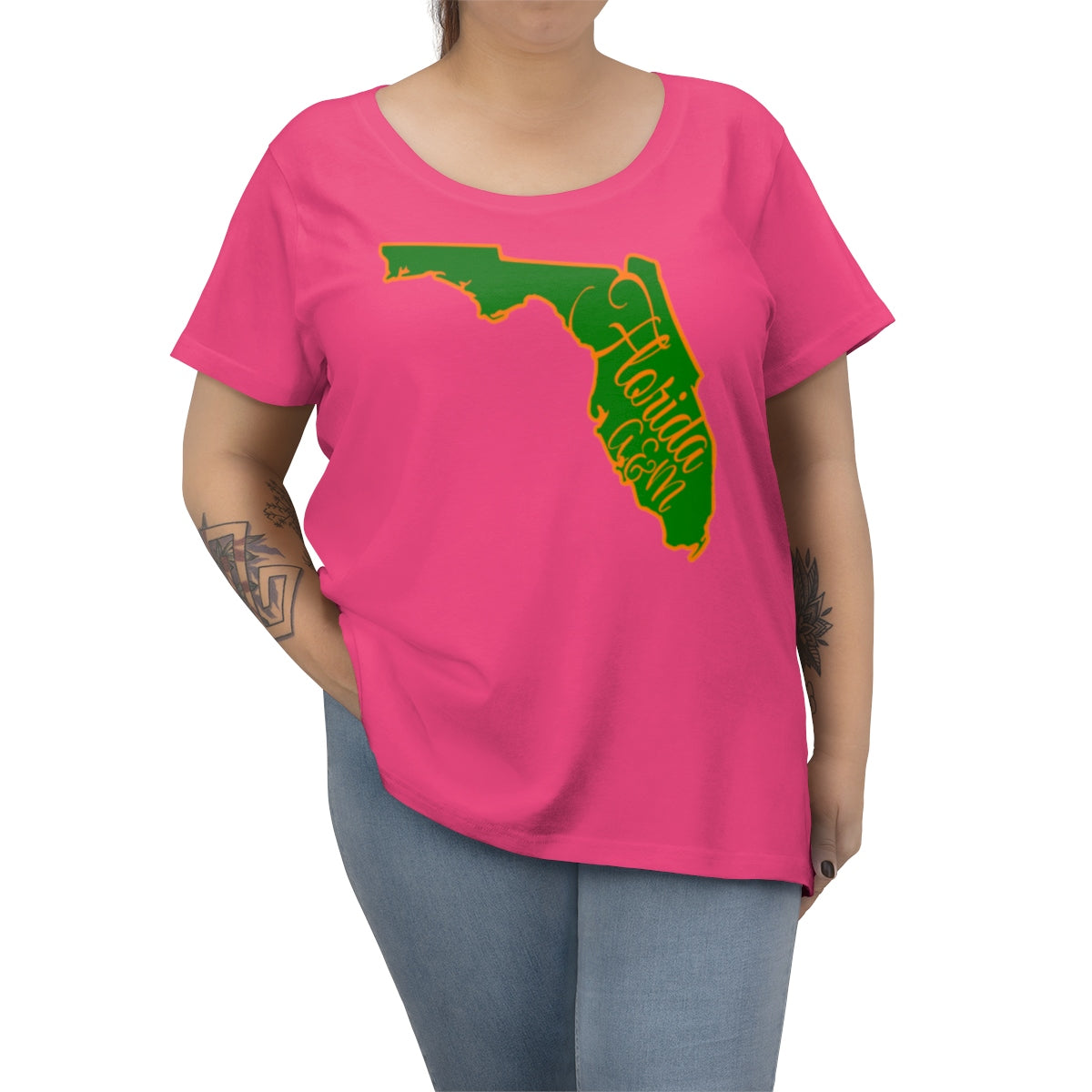 Florida A&M Rattlers State Outline Tee
