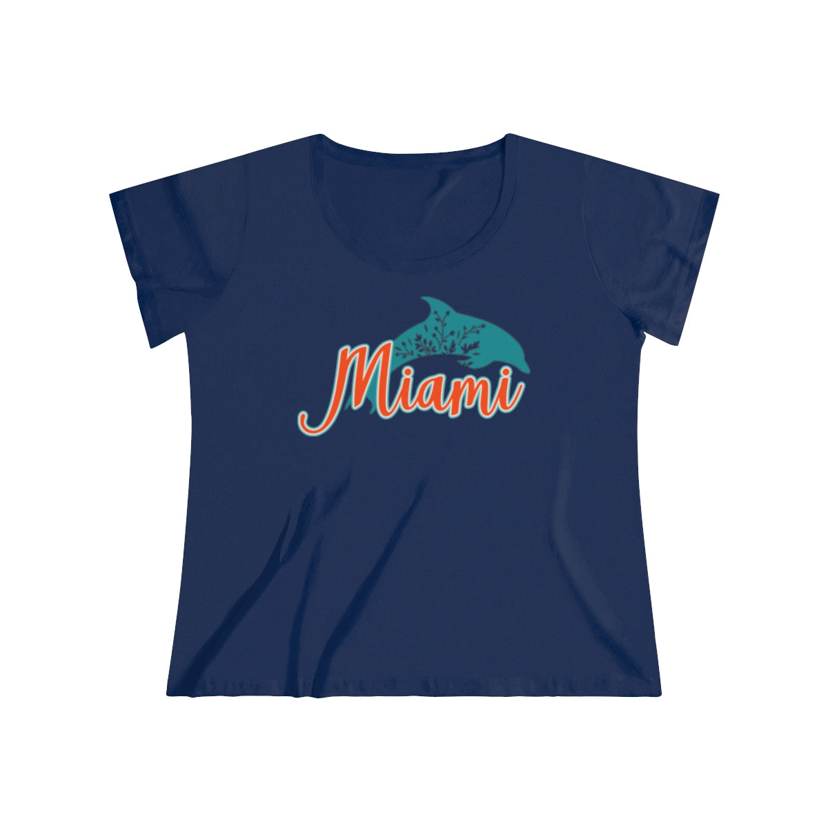 Miami Dolphins Floral Women's Tee