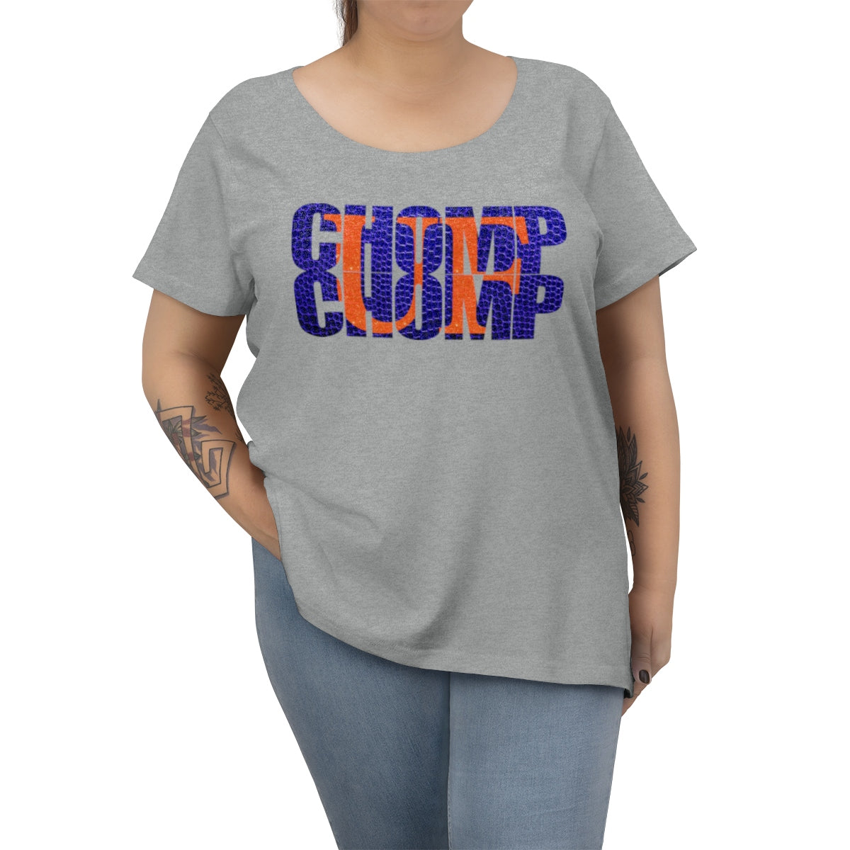 Florida Chomp Chomp Women's Curvy Tee