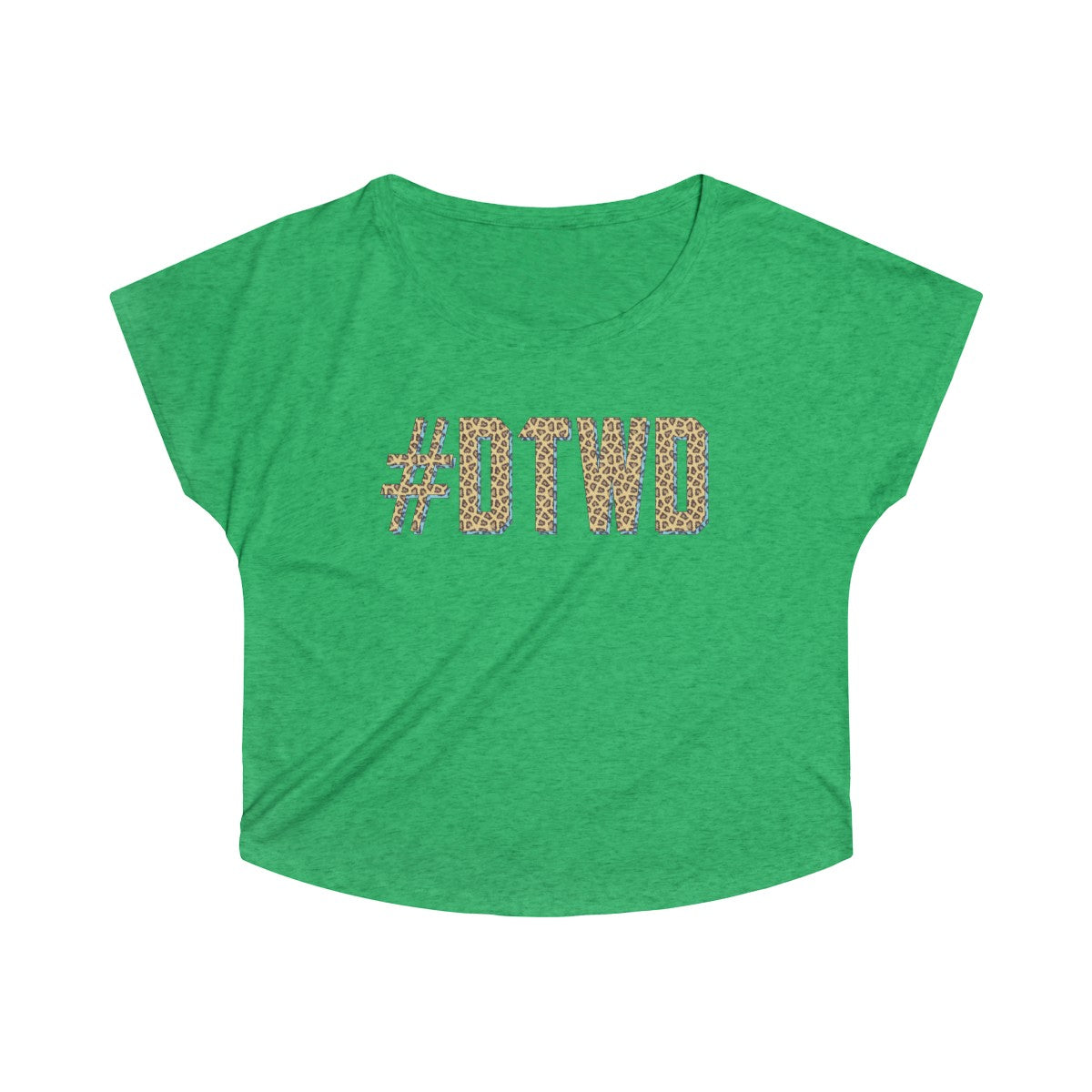 Jaguars Inspired #DTWD Geo-tag Women's Tri-Blend Dolman