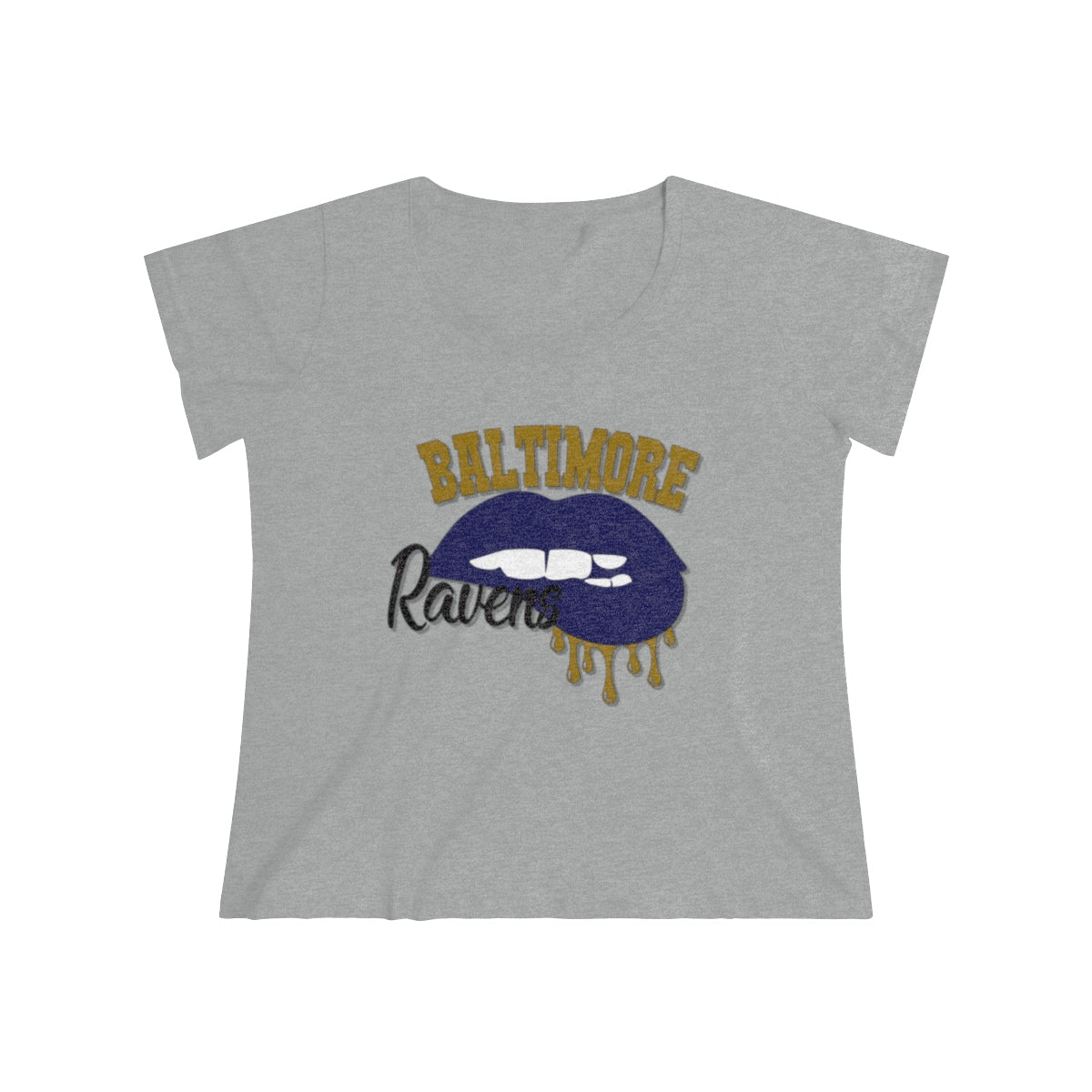 Baltimore Ravens Dripping Lips Tee