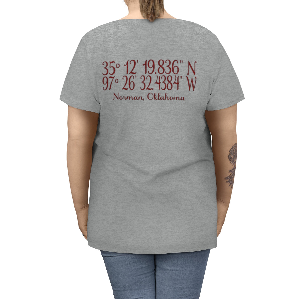 Boomer Sooner Geo-tag Women's Tee