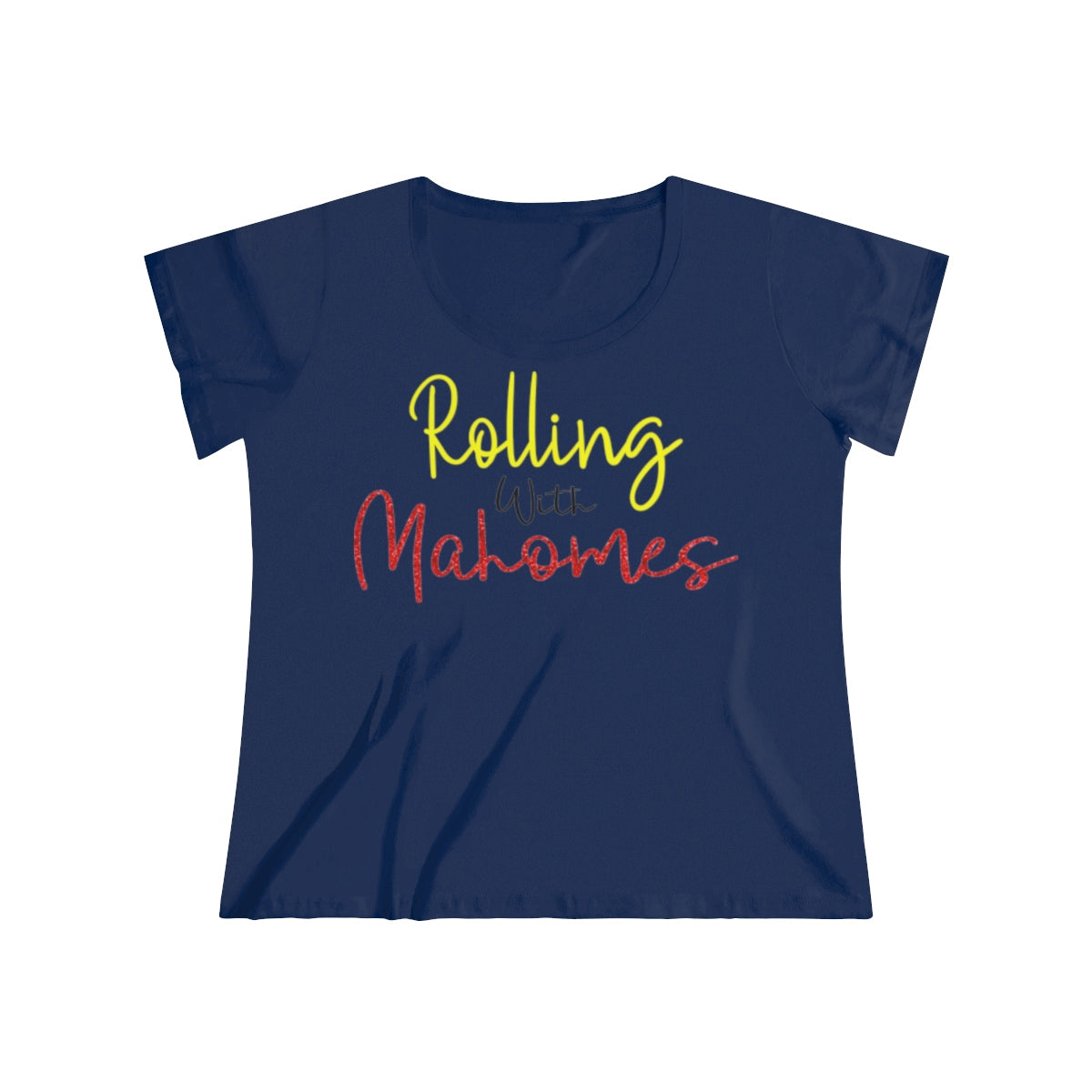 Rolling with Mahomes Football Tee