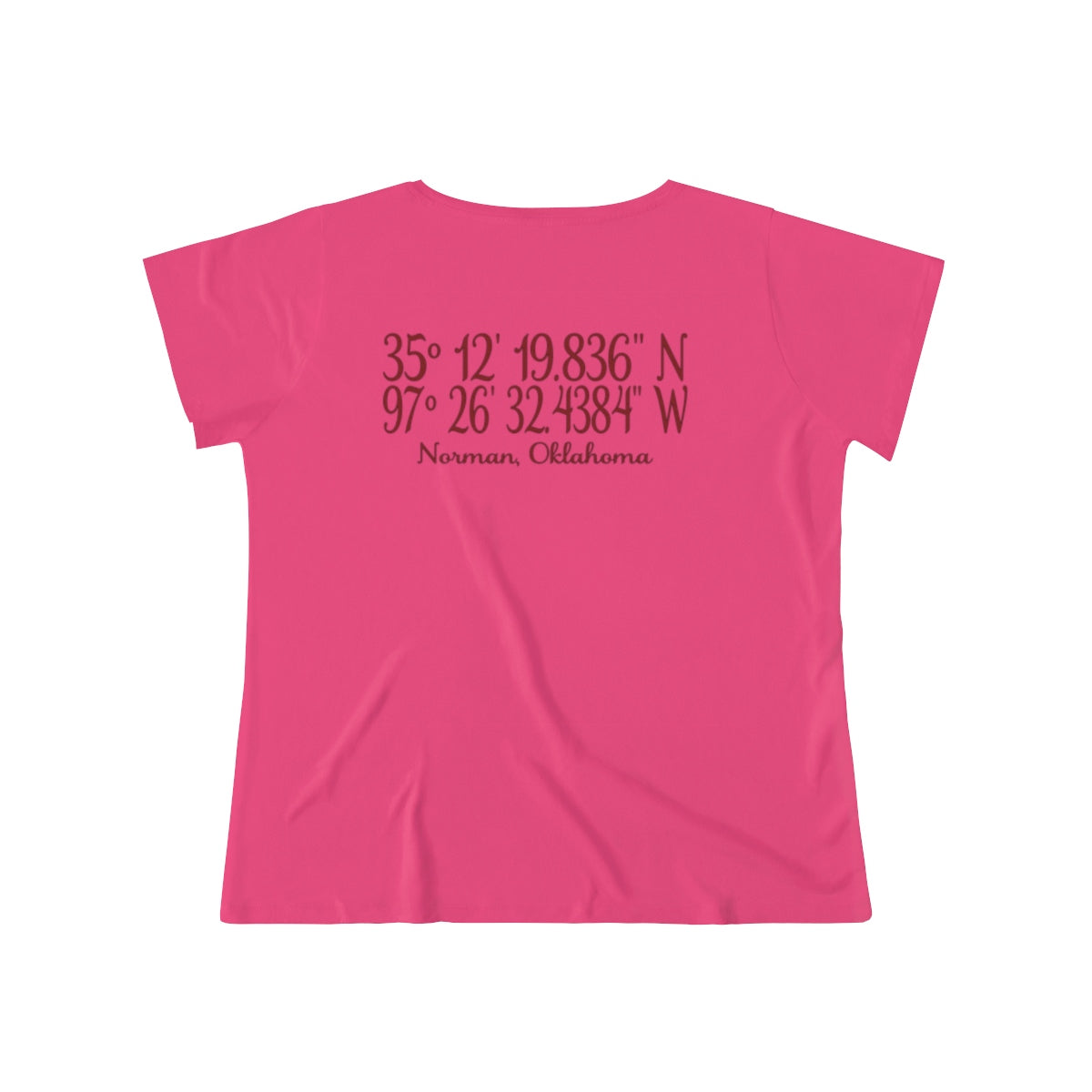 Boomer Sooner Geo-tag Women's Tee