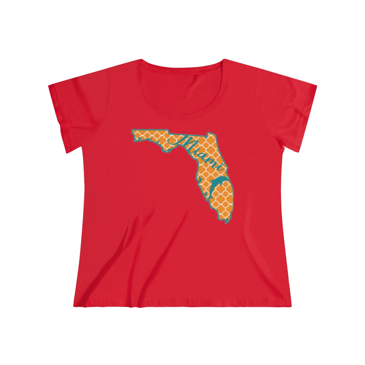 Miami Dolphins State Outline Tee