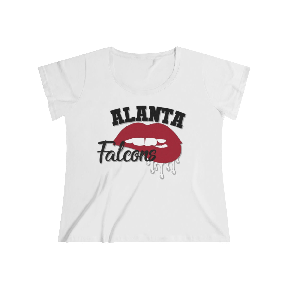 Atlanta Falcons Women's Curvy Tee
