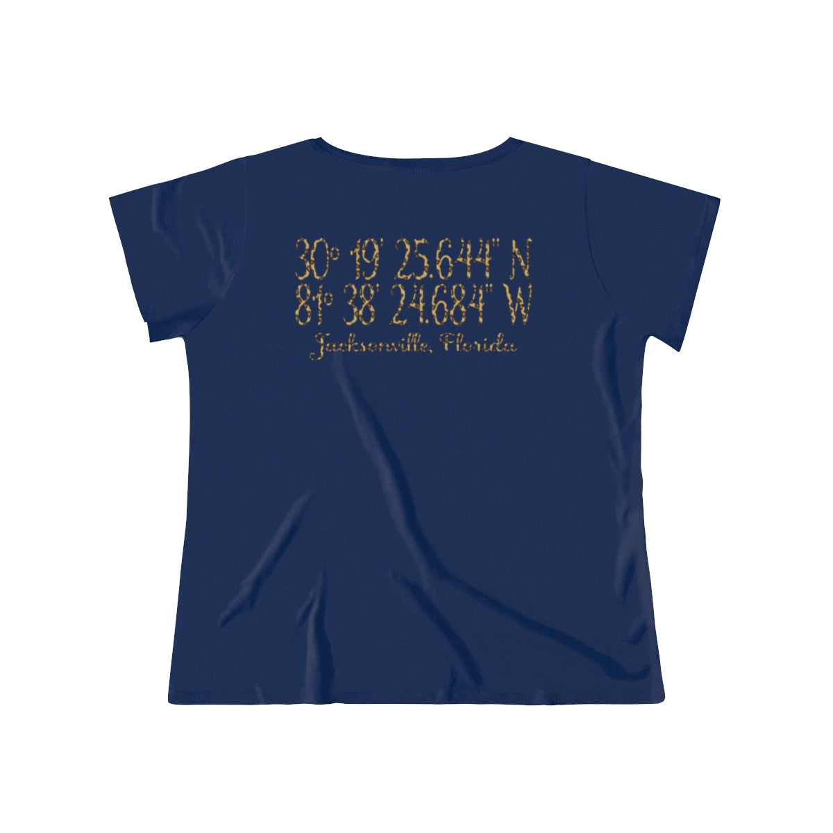Jaguars Geo-tag Women's Curvy Tee