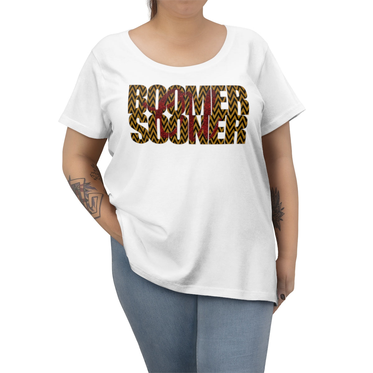 Boomer Sooner Chevron Women's Tee