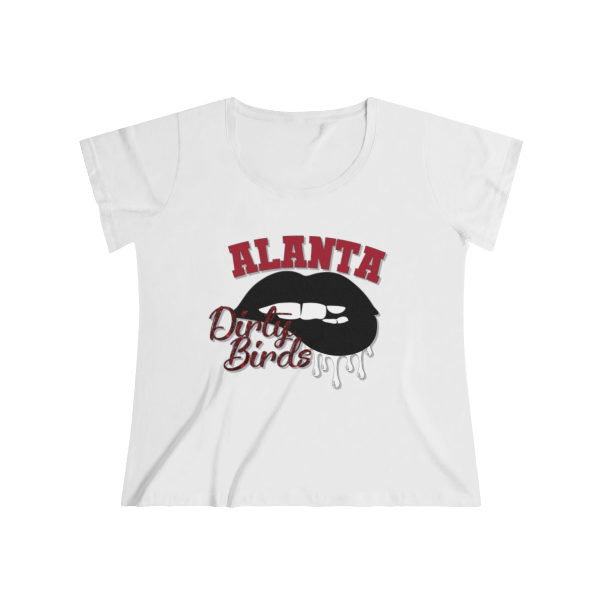 Atlanta Dripping Lips Women's Curvy Tee