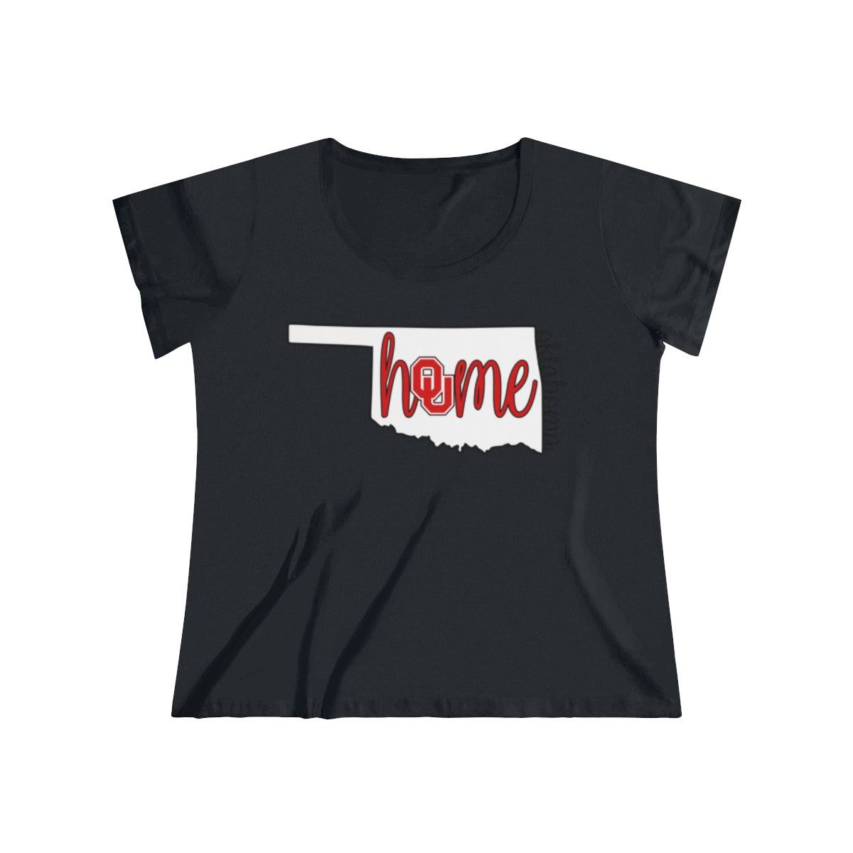 Home Oklahoma University Inspired Women's Curvy Tee