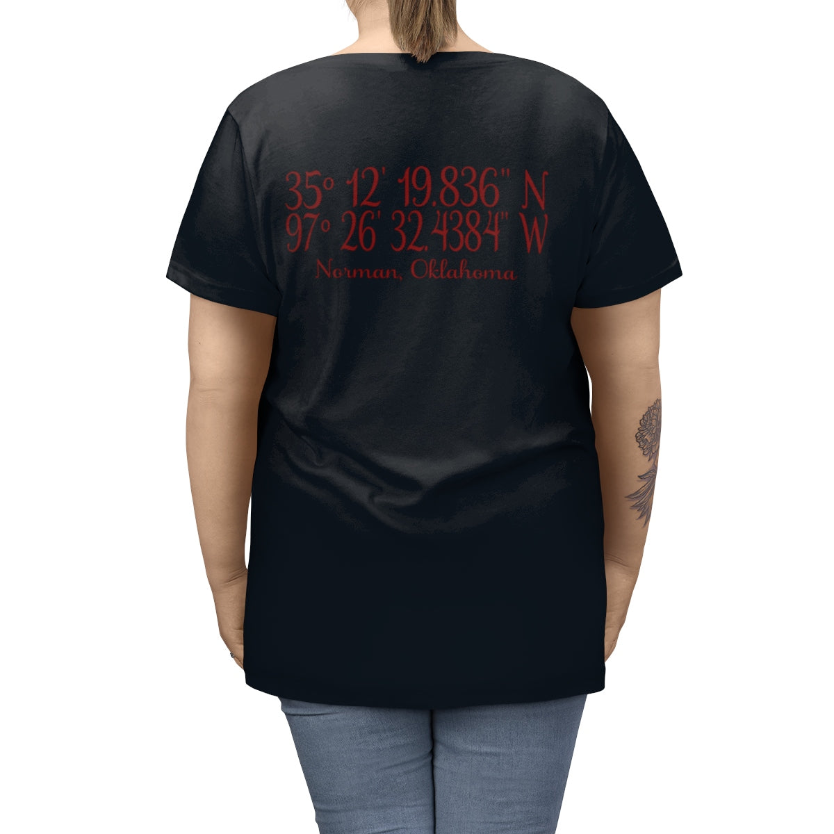 Boomer Sooner Geo-tag Women's Tee
