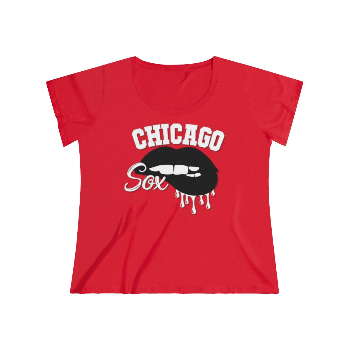 Chicago Sox Baseball Dripping Lips Tee