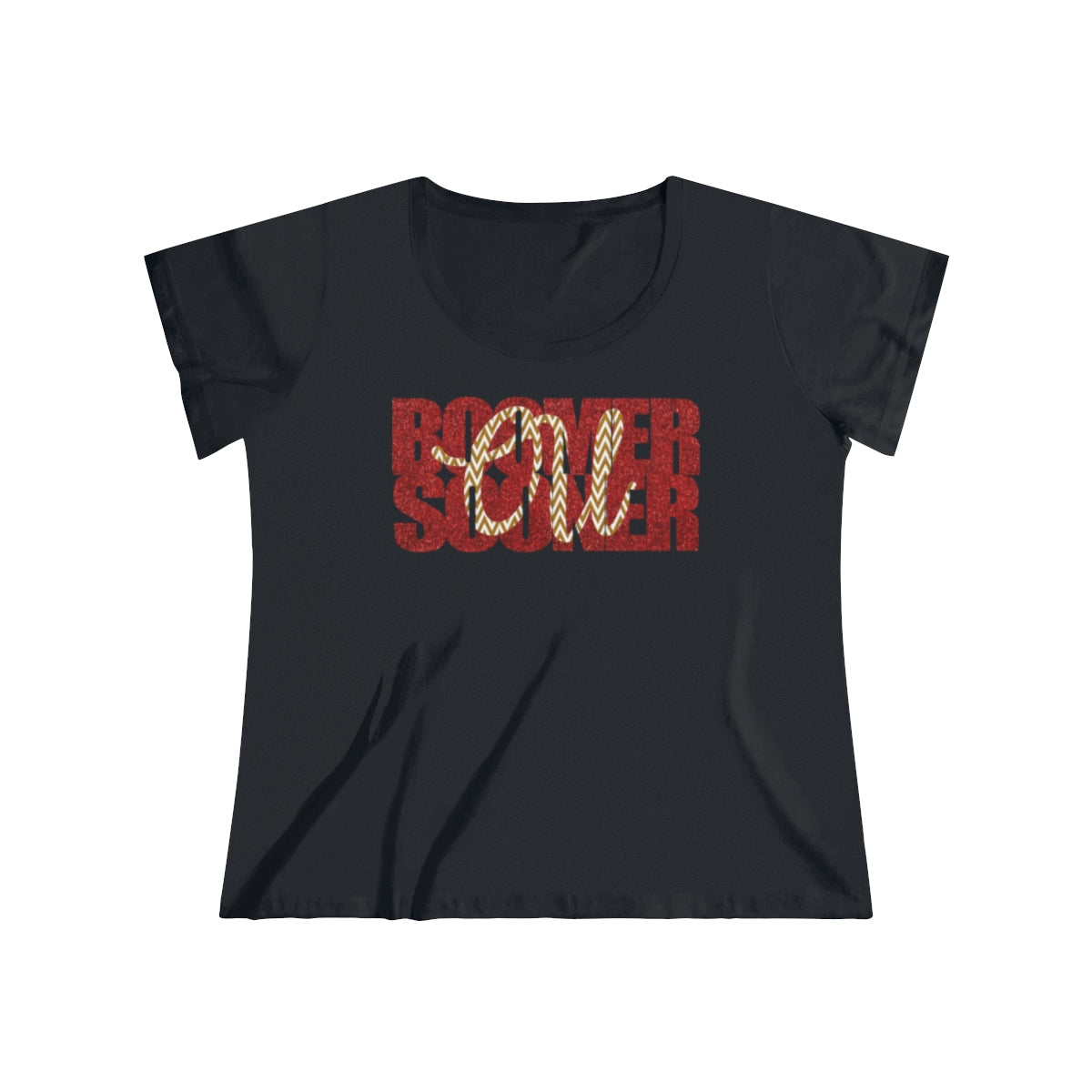 Boomer Sooner Women's Curvy Tee