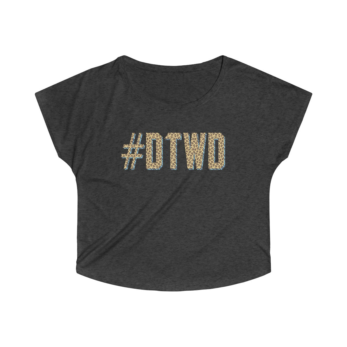Jaguars Inspired #DTWD Geo-tag Women's Tri-Blend Dolman