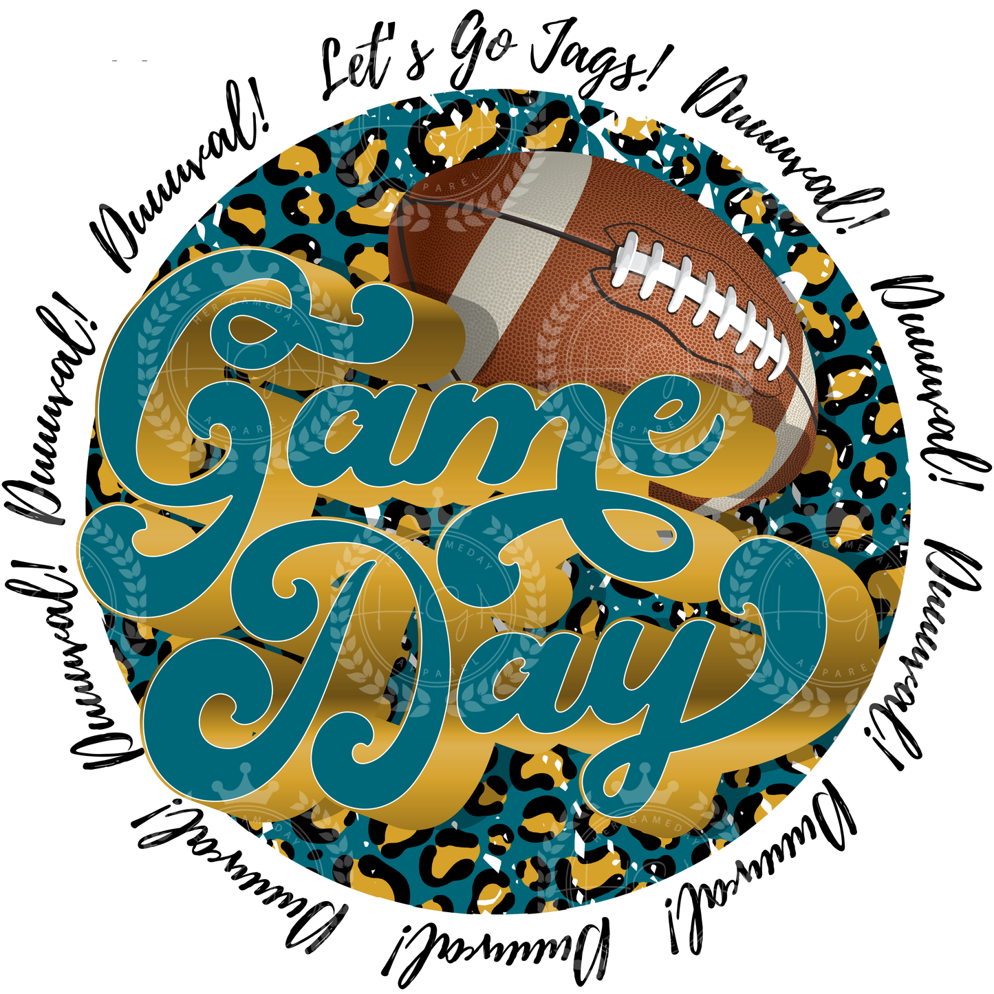 Jaguars Game Day Shirt, #DUUUUVAL, Jacksonville Jaguars Inspired Women's Football Short Sleeve T-shirt