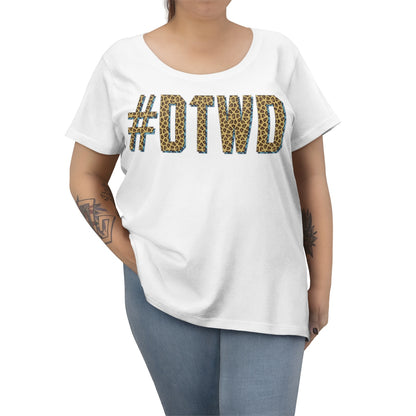 Jaguars Inspired #DTWD Geo-tag Women's Curvy Tee