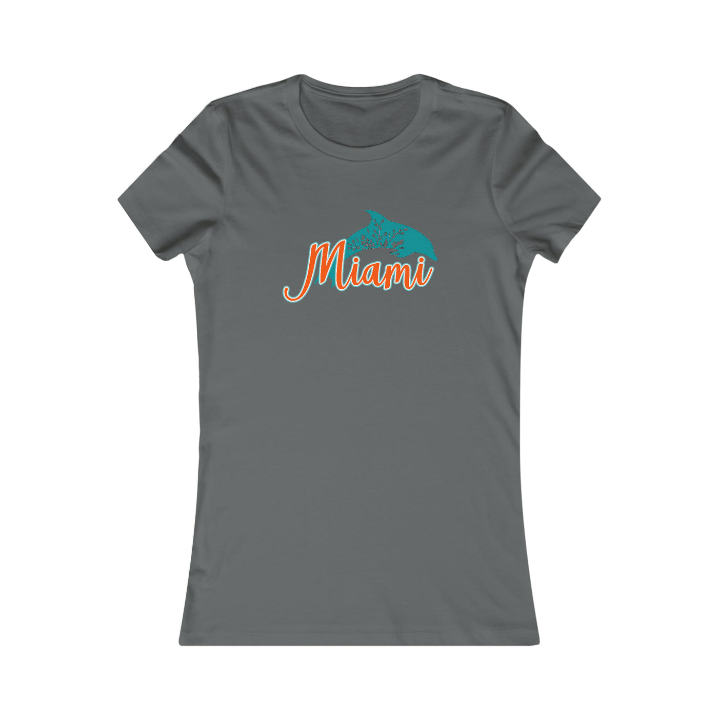 Miami Dolphins Floral Women's Tee